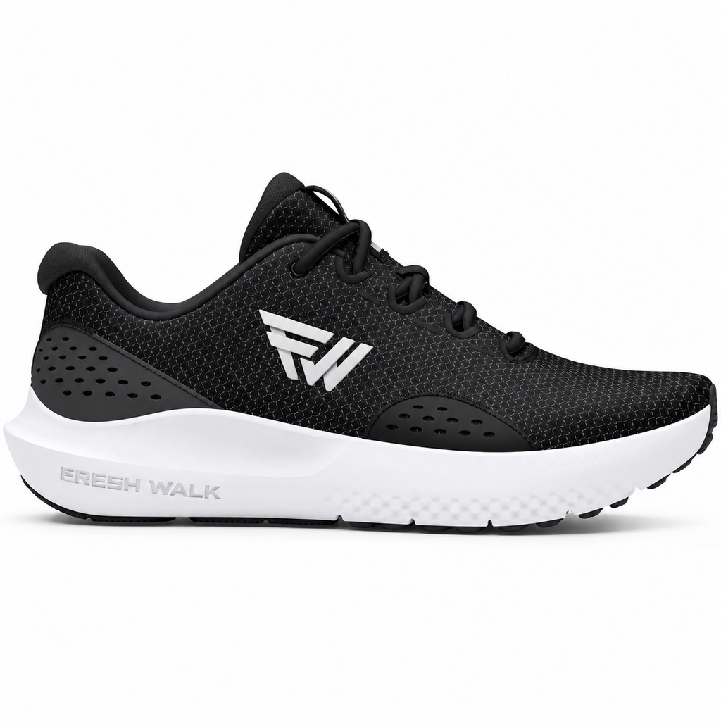 Fresh Walk FW-101 Sneakers black white side view