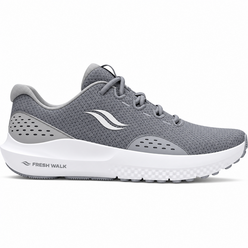 Fresh Walk AeroStep FW-103 grey and white sneakers side view